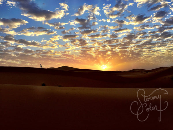 Sunset in the Desert